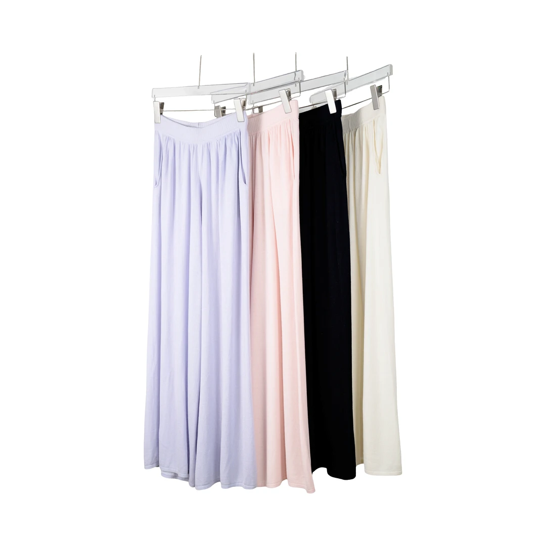 休闲夏季松紧休闲裤高腰阔腿裤显瘦服装中式老钱风25111裤子