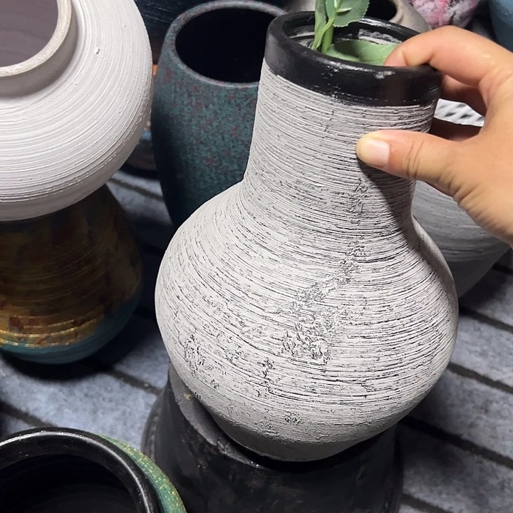 粗陶盆默认打孔高24口9