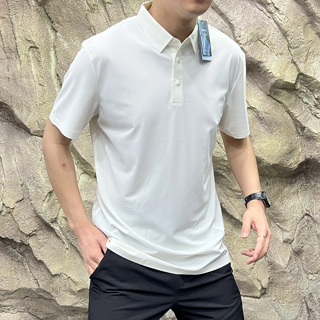 行政商务系！冰丝系列！无缝压胶！25夏季新品速干透气凉感POLO衫