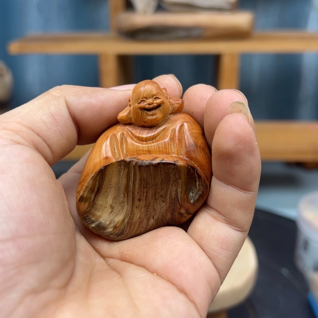 木用****9崖柏木摆件手把件