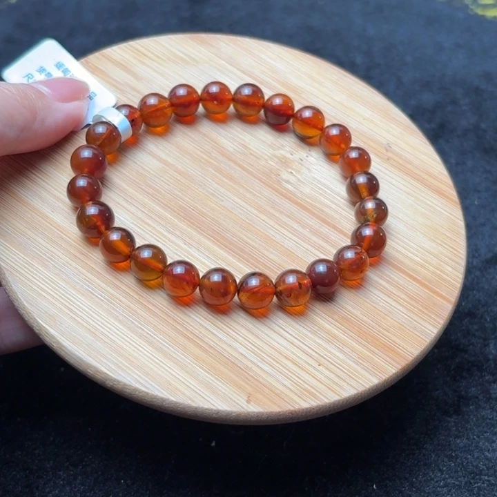 琥珀未镶嵌珠宝奇石7.7mm