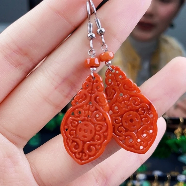 翡翠耳饰未镶嵌饰品