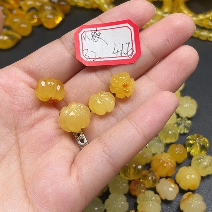 小***渡裸石琥珀未镶嵌蜜蜡