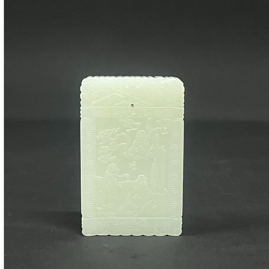 清/和田玉/猴南犬寿牌/HTY/268010203