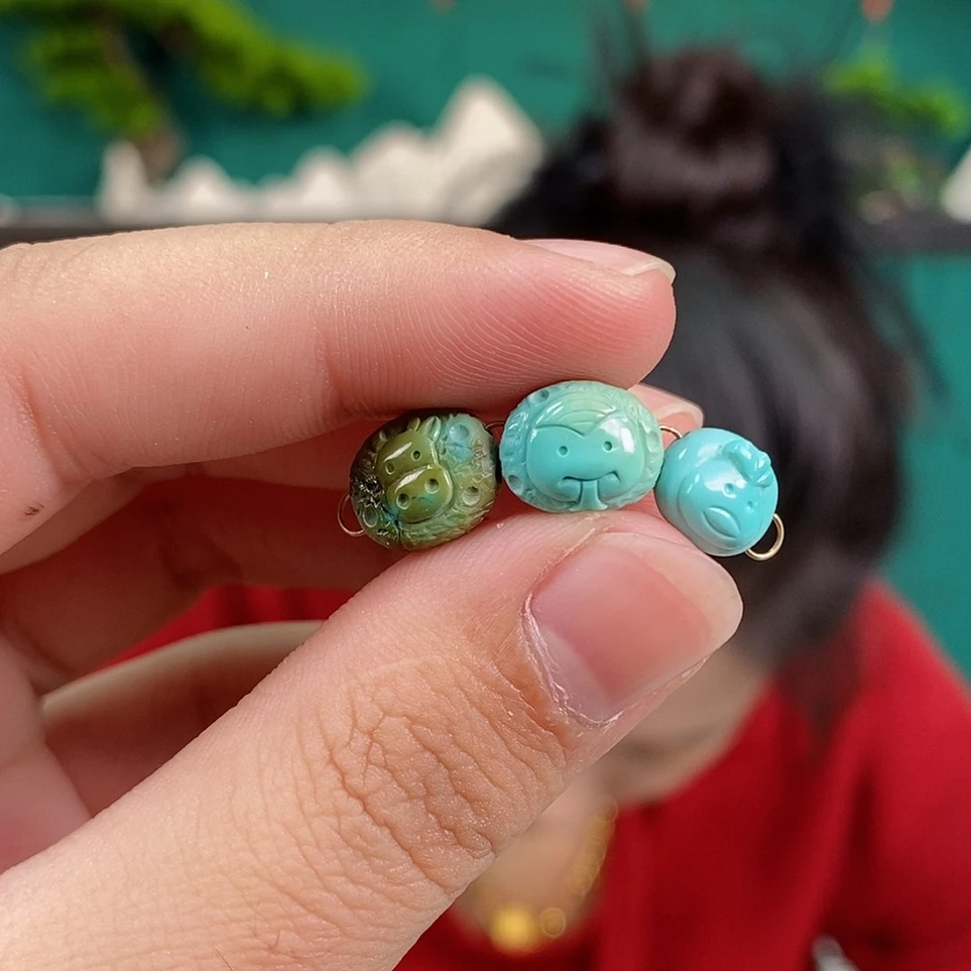 绿松石珠宝奇石未镶嵌