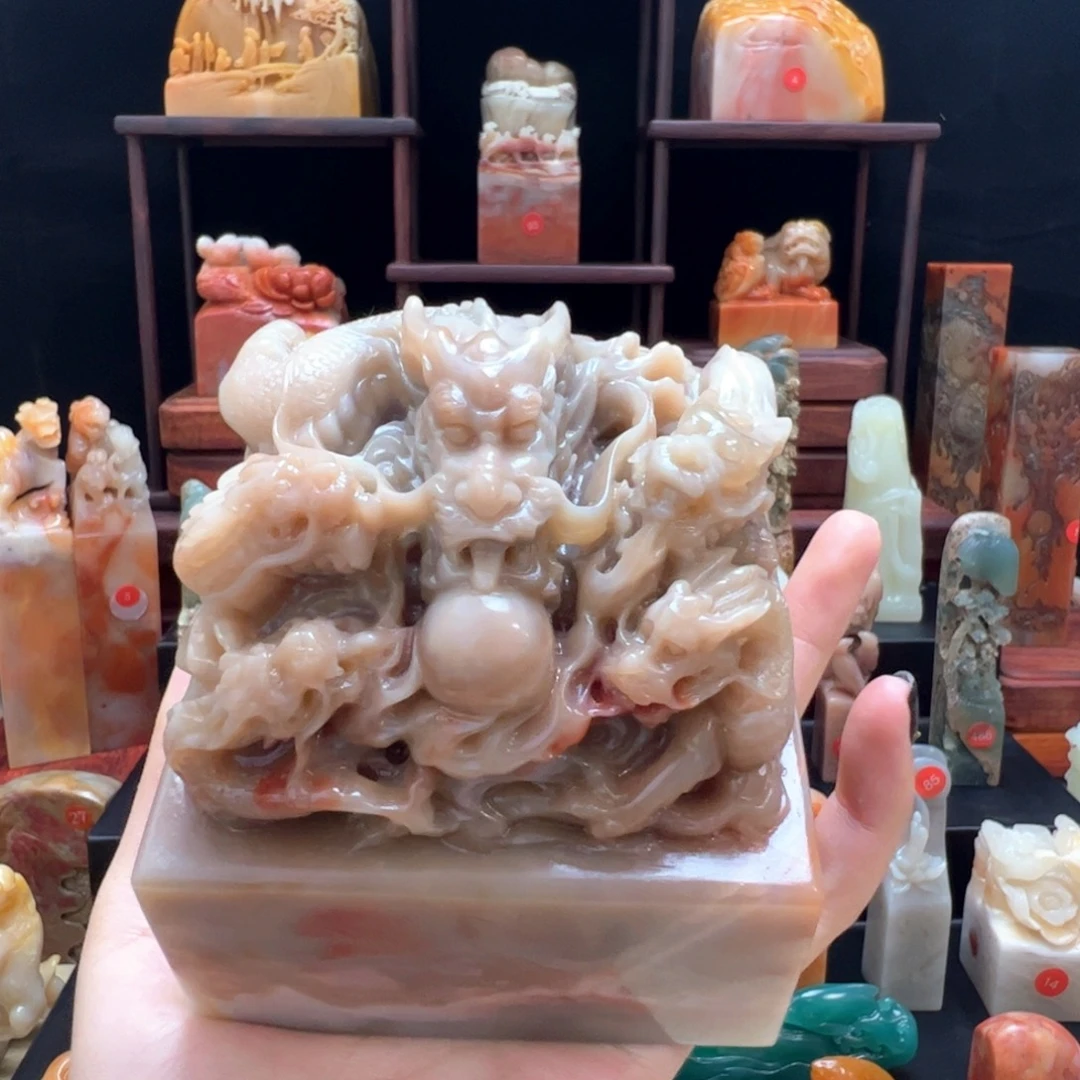 昌化石印石手工制作