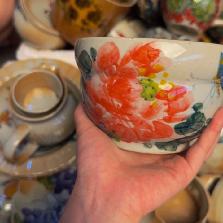 瓷片景德镇陶瓷手工手绘