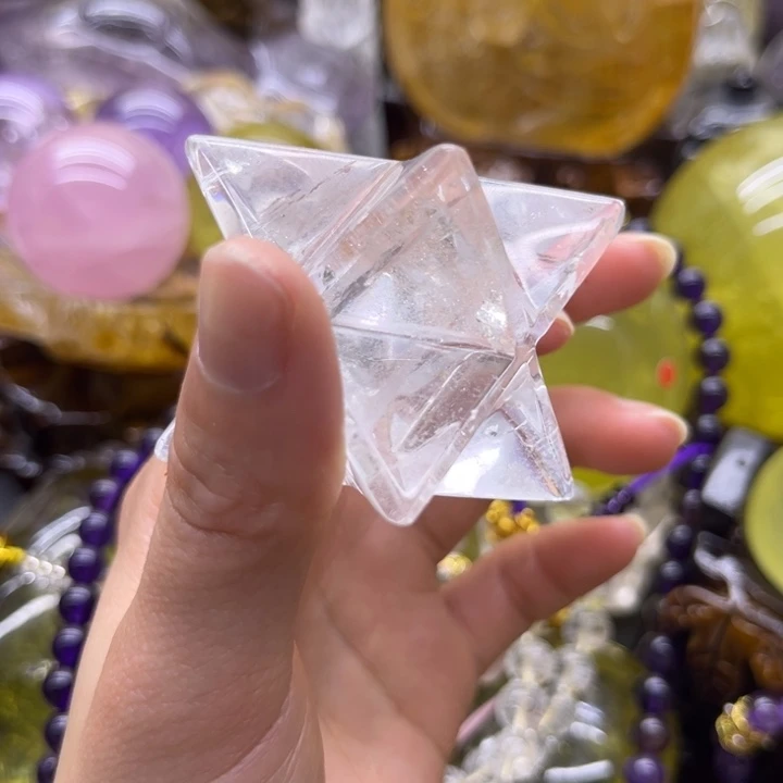 水晶珠宝半成品未镶嵌摆件