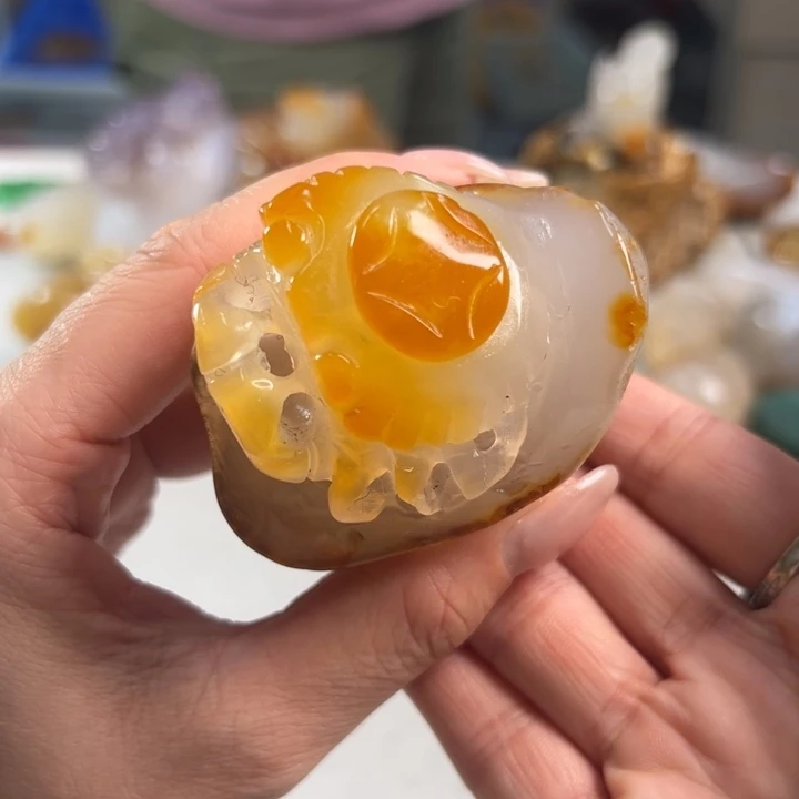 玛瑙/玉髓吊坠(不含链)未镶嵌