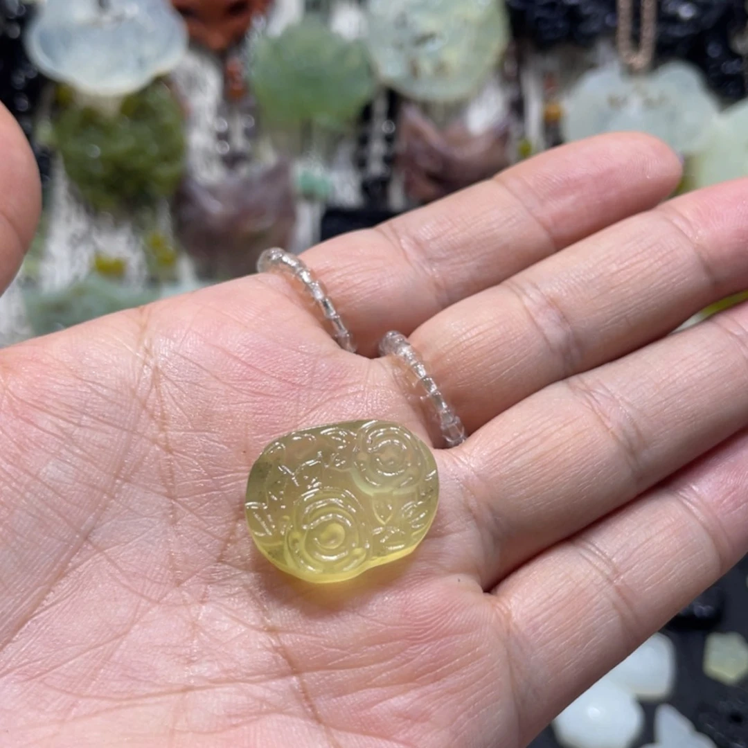 【闪购商品】岫玉颈饰未镶嵌45吊坠