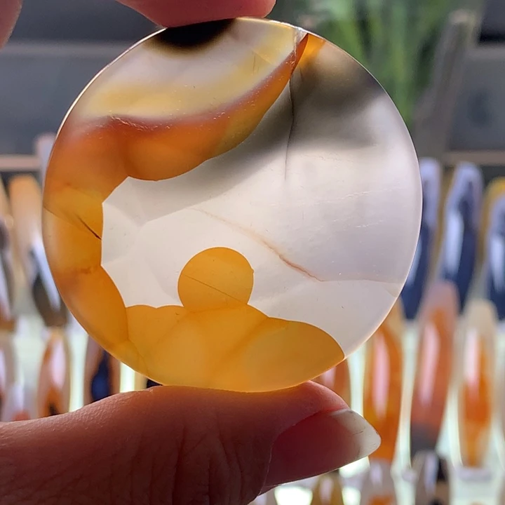 未镶嵌颈饰玛瑙/玉髓60有瑕