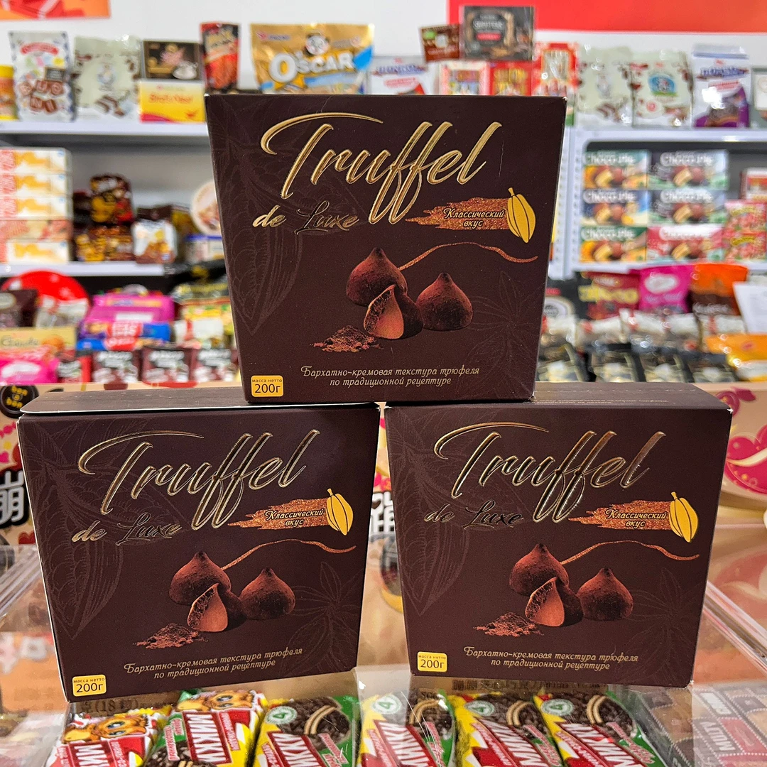 （诺诺专属）俄罗斯进口拉迈尔牌0蔗糖松露巧克力（原味）200g