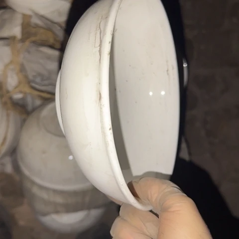 瓷片国营厂库存微瑕18cm