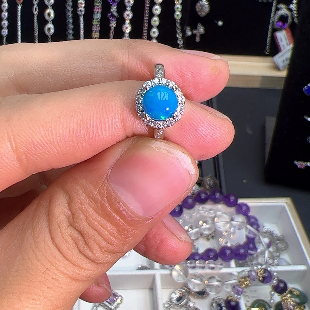 紫晶珠宝半成品银S925镶嵌