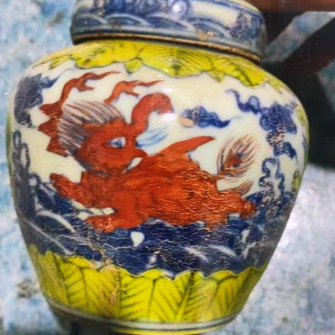 手工手绘陶瓷摆件工艺品丫*