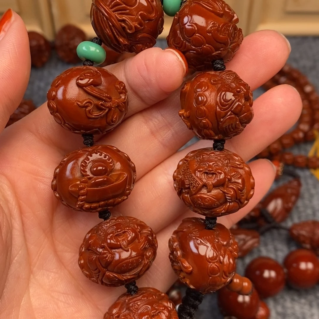 橄榄核手串/手链八宝财