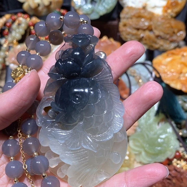 岫玉毛衣链未镶嵌