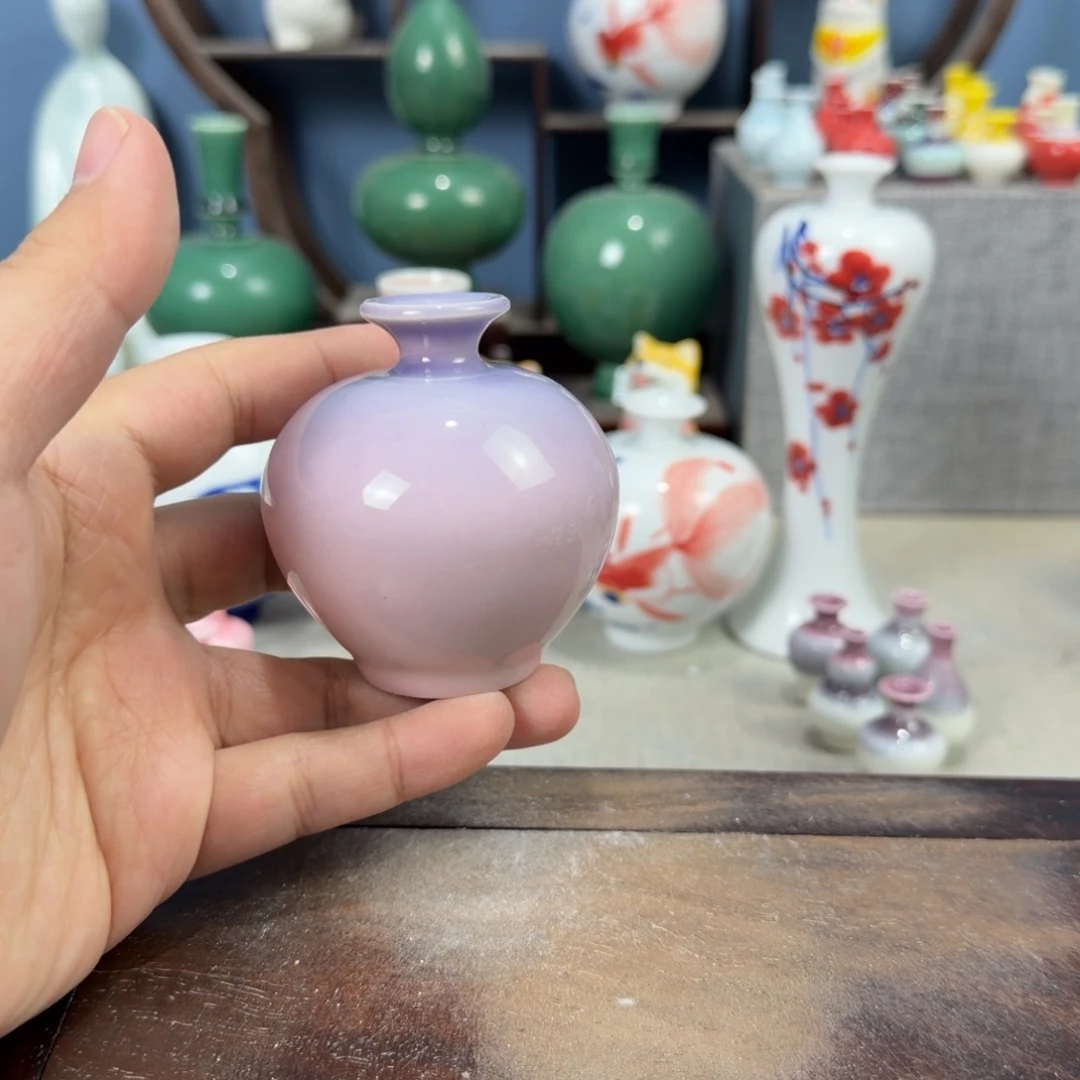 陶瓷手工小花器摆件