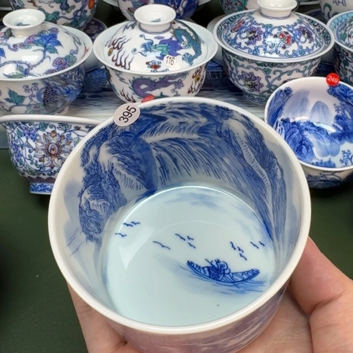 大帅景德镇手工手绘茶具395