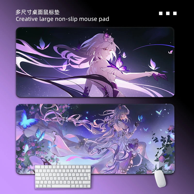男生电竞设备鼠标垫超大号游戏专用电脑桌垫定制二次元动漫键盘垫
