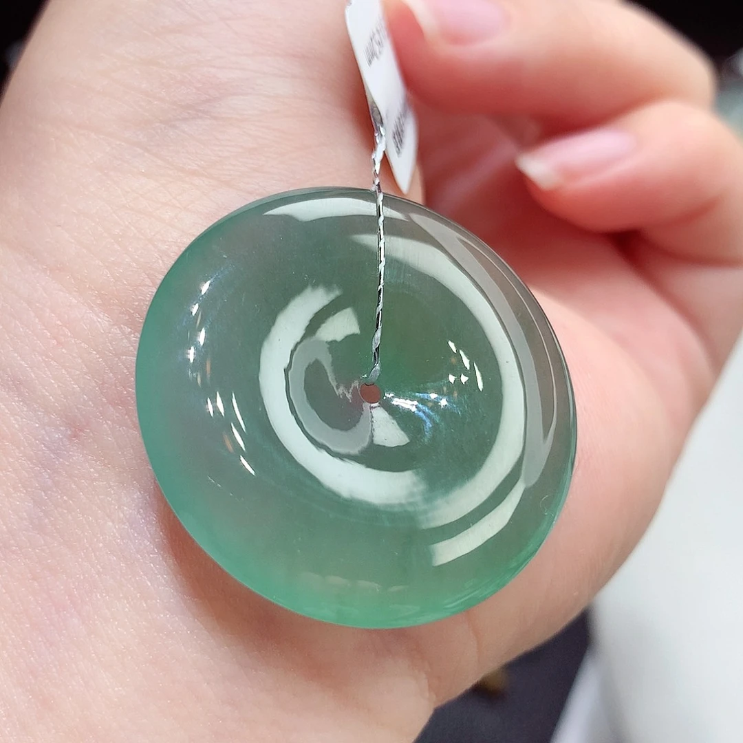 颈饰未镶嵌翡翠翡翠67，31.4/5.2