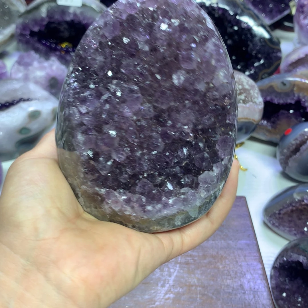 紫晶摆件未镶嵌水晶