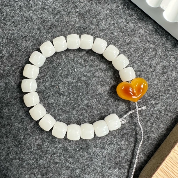 白玉菩提根直切单圈