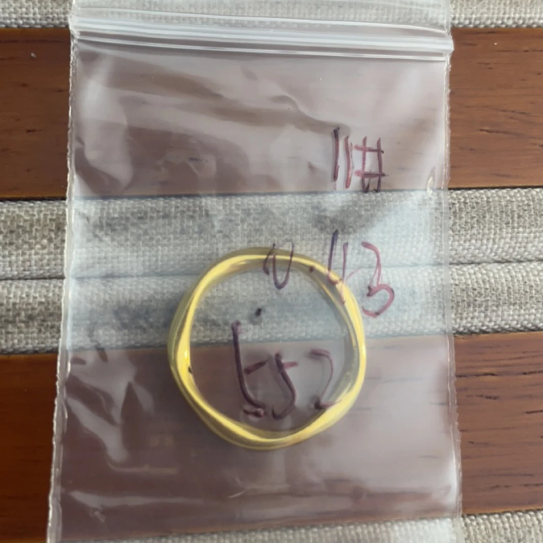 克重0.43 11号 莫比乌斯戒指 足金999