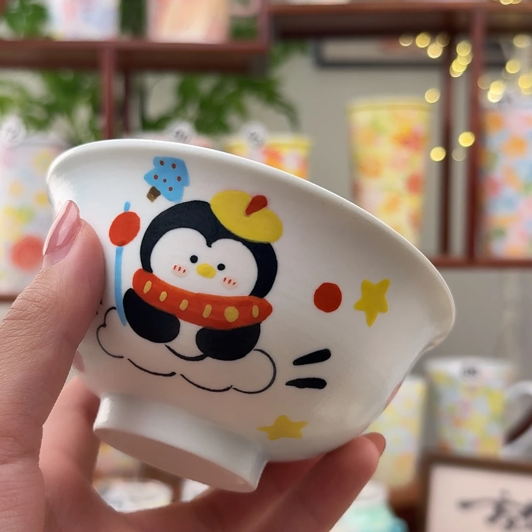 摆件陶26景德镇手绘高温釉下彩玉泥