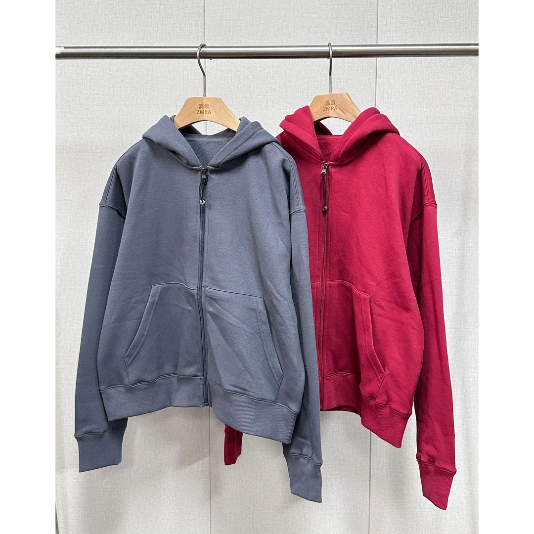 ZM2400 秋冬连帽厚款时尚百搭休闲套装