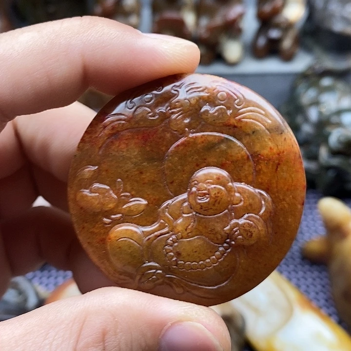 未镶嵌蛇纹石玉颈饰