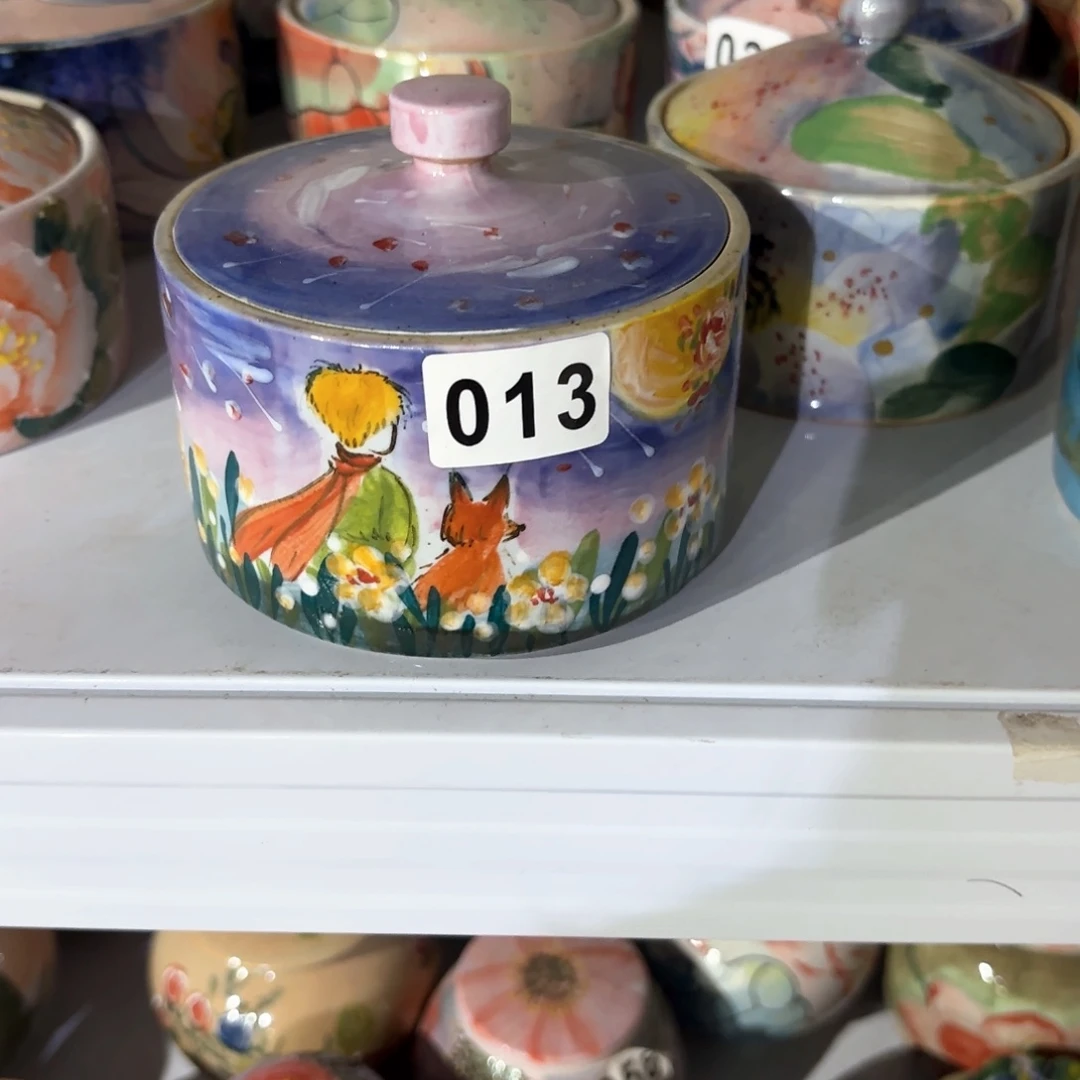 景德镇手绘高温釉下彩陶瓷茶具