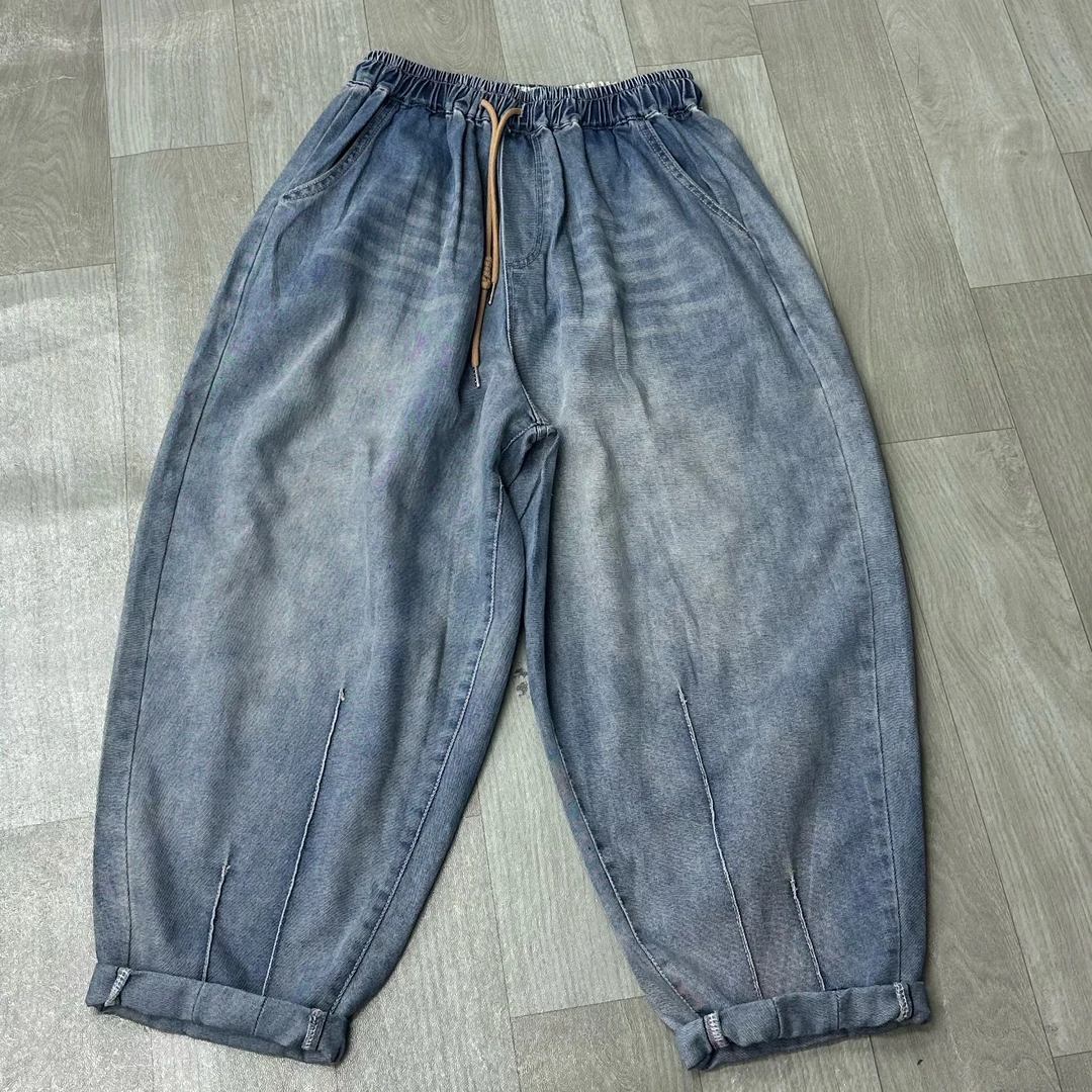 8031新款宽松休闲百搭牛仔裤