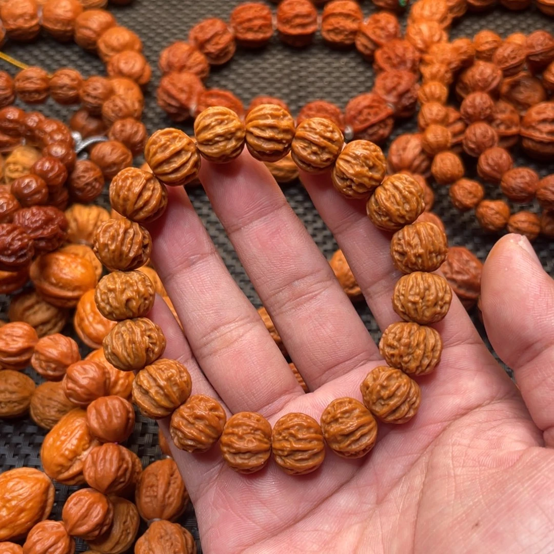 快***生文玩核桃手串矮桩八棱