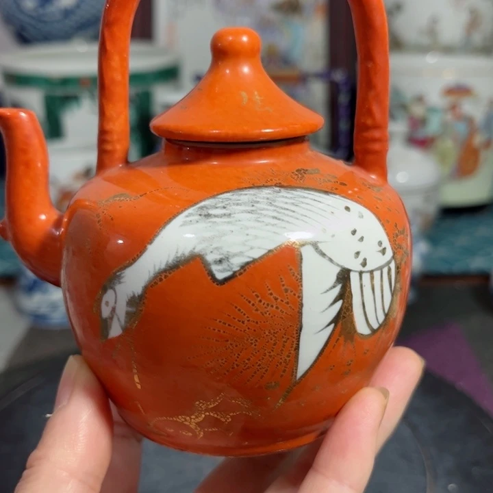 紫砂茶叶罐粉彩11111111111