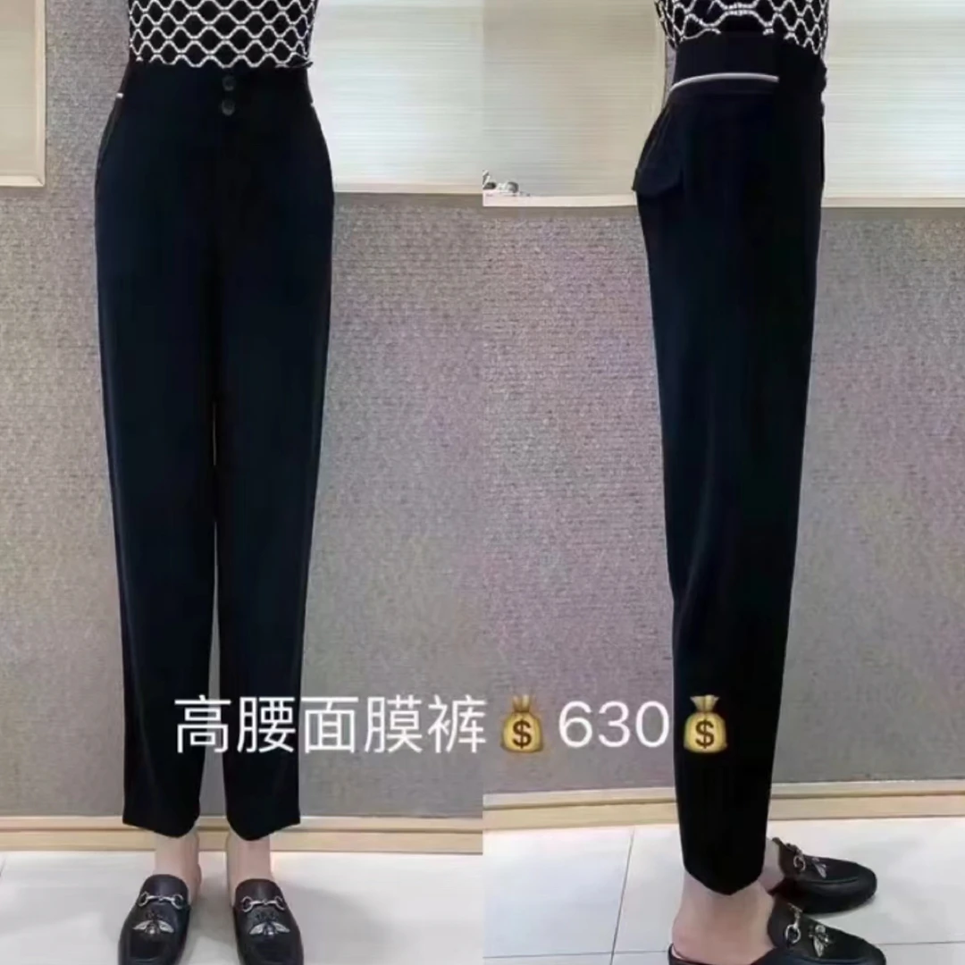 13700经典裤型，秋冬9分百搭烟管裤显瘦休闲