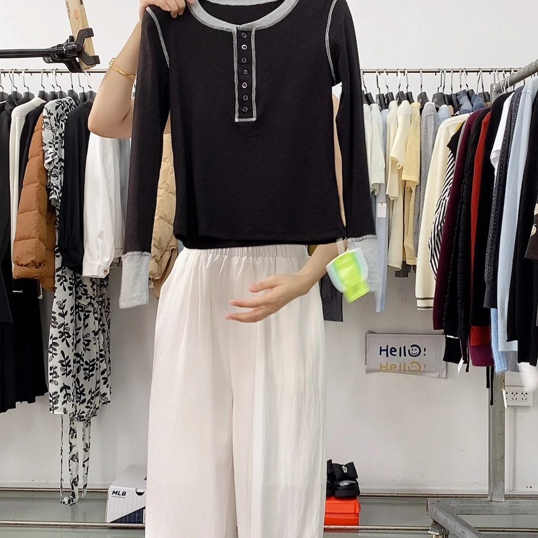 黑色打底衫115斤以内