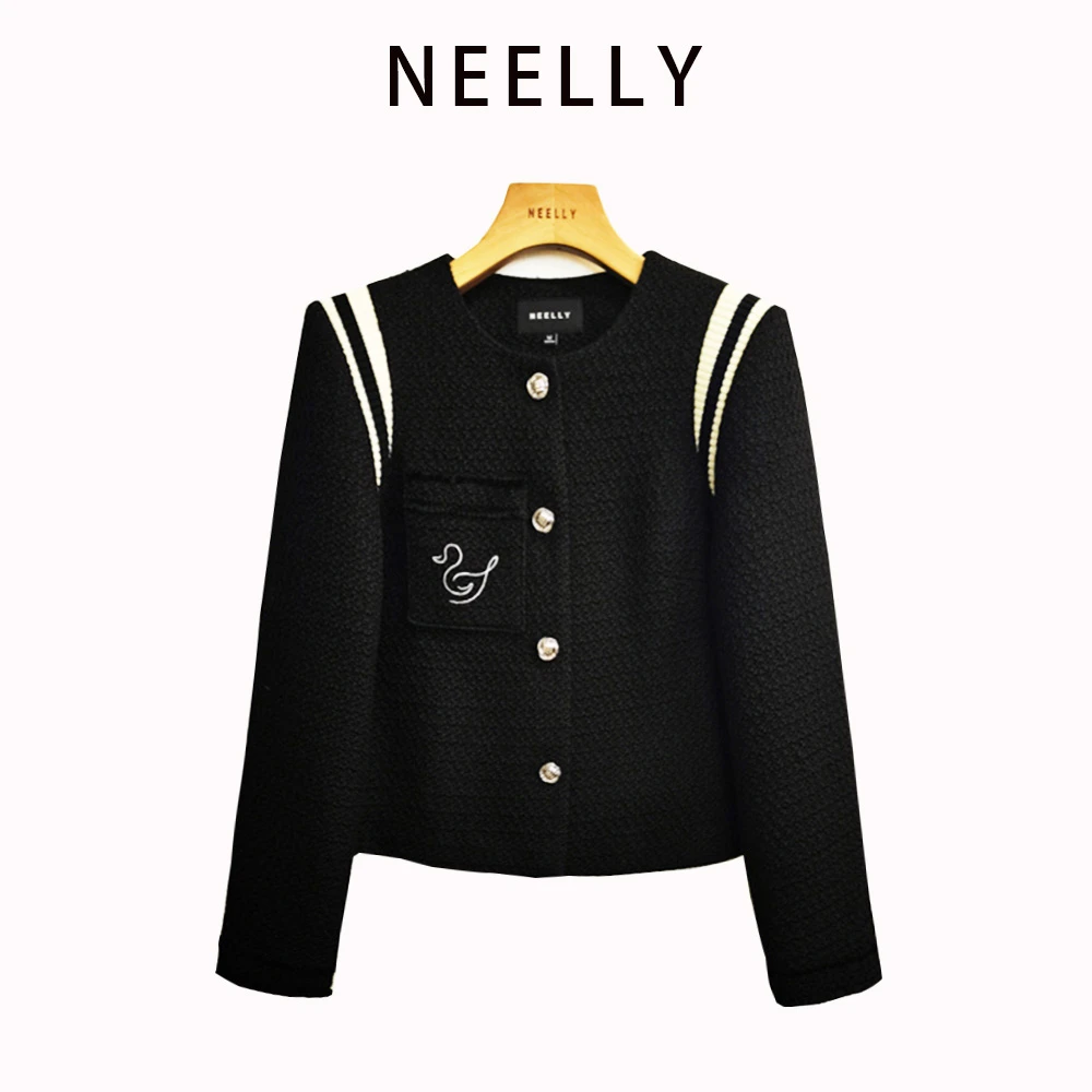 【许半夏推荐】纳俪商场同款NEELLY纳俪短外套N23094C03308