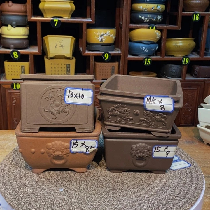 紫砂花盆紫砂花盆