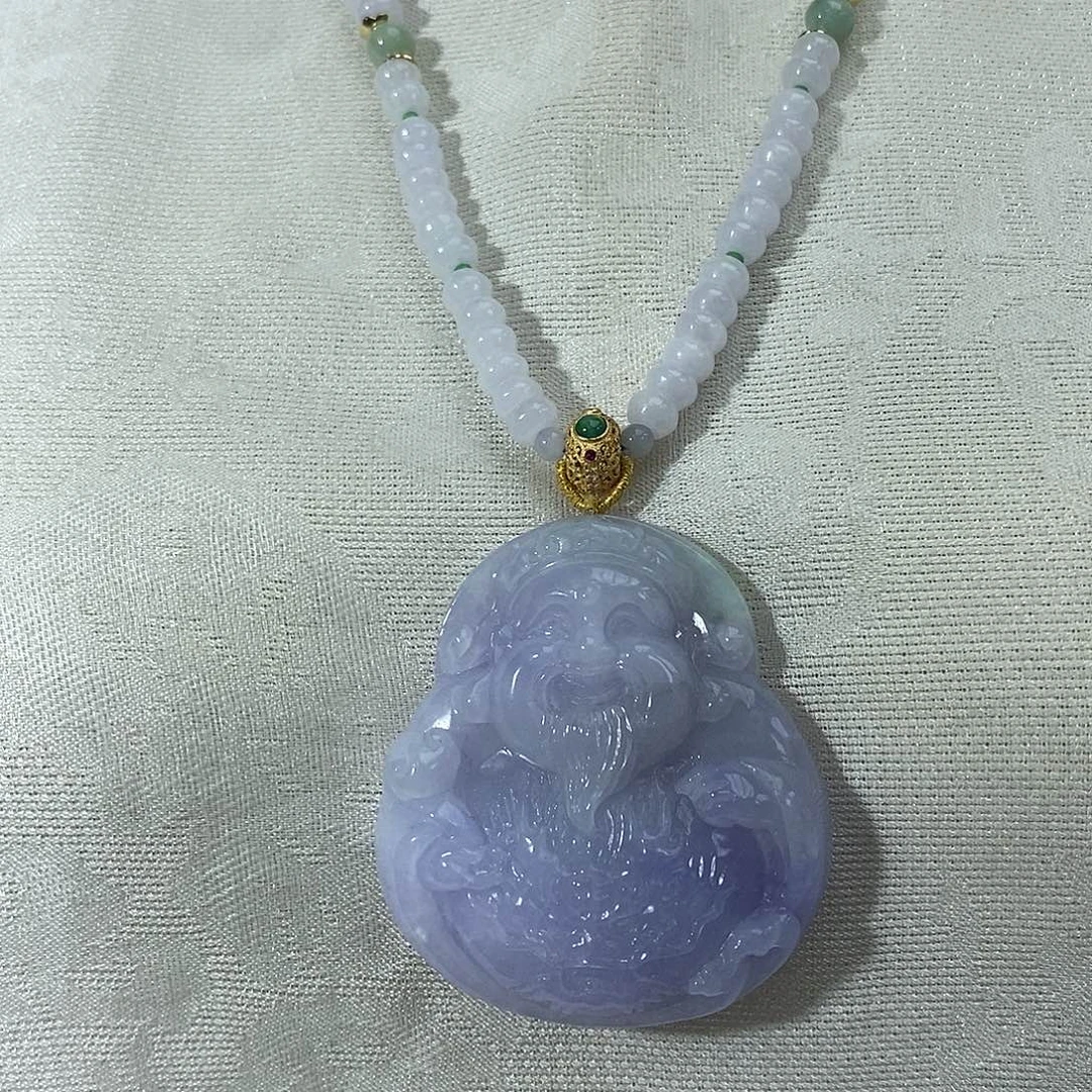 翡翠未镶嵌颈饰吊坠