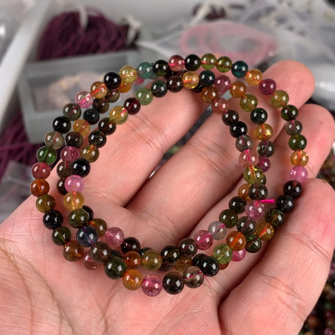 碧玺手链未镶嵌?****雾500碧玺