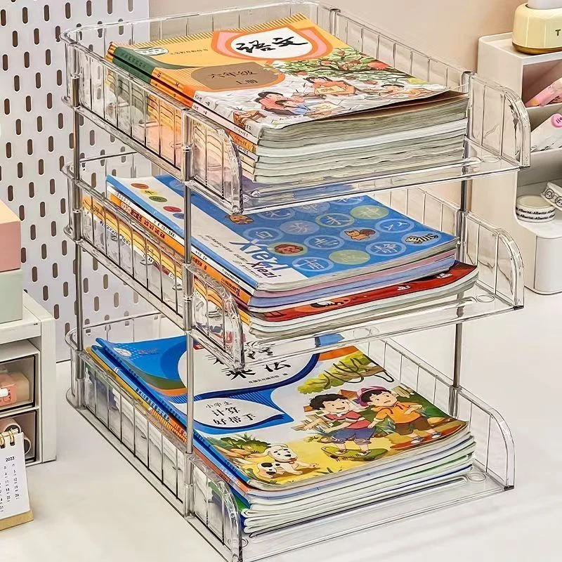 书架桌面置物架桌上儿童可移动书本收纳架书桌收纳柜自由组合xxx
