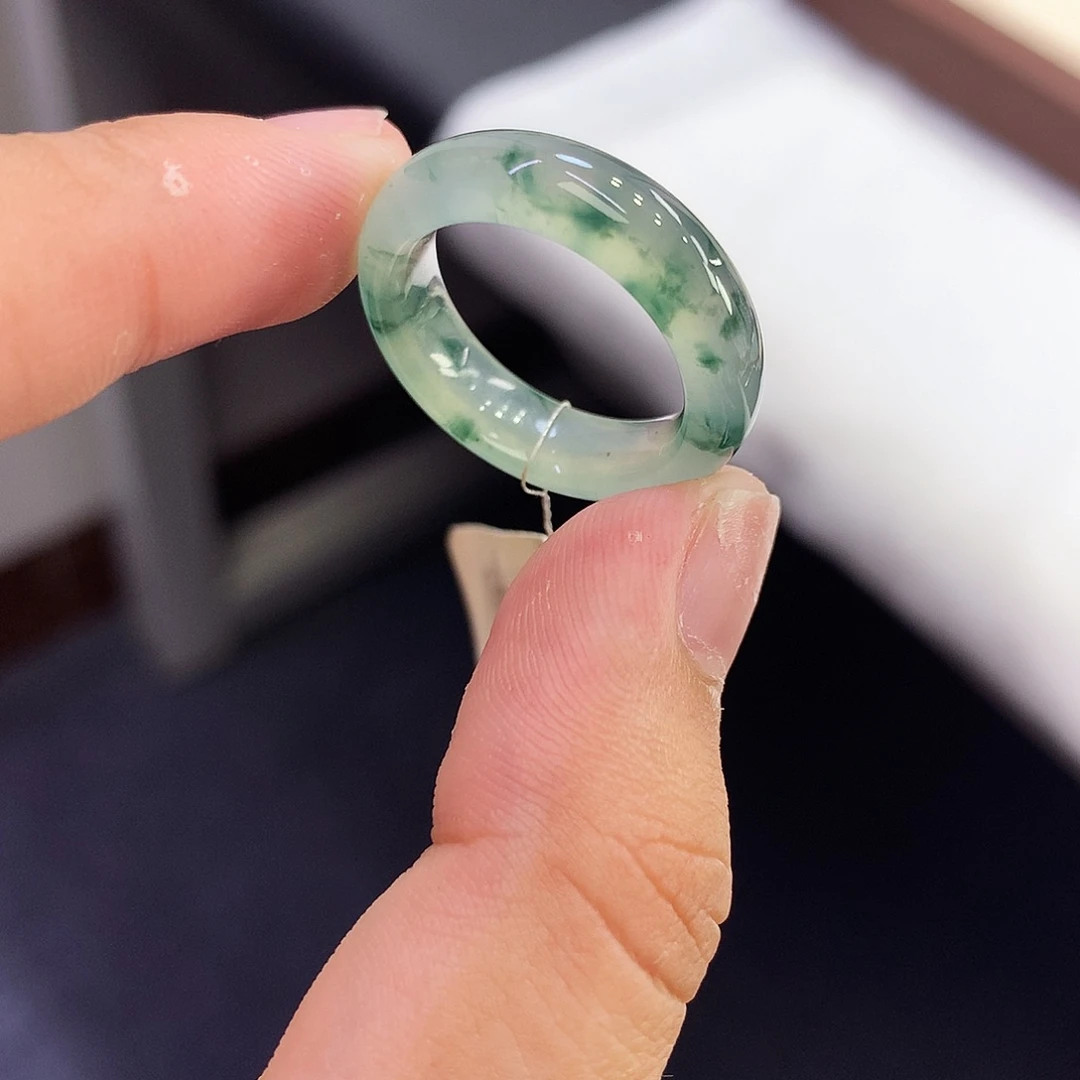 翡翠未镶嵌戒指14号