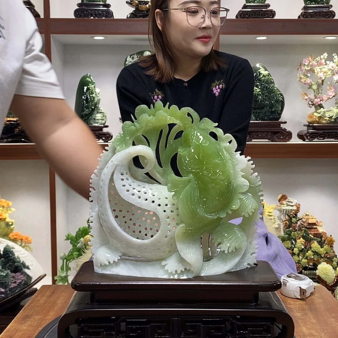 用***）玉山水摆件 玄关摆件