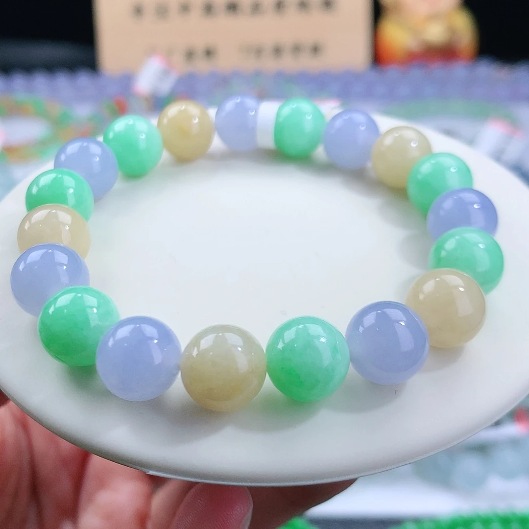 翡翠手链未镶嵌卡10