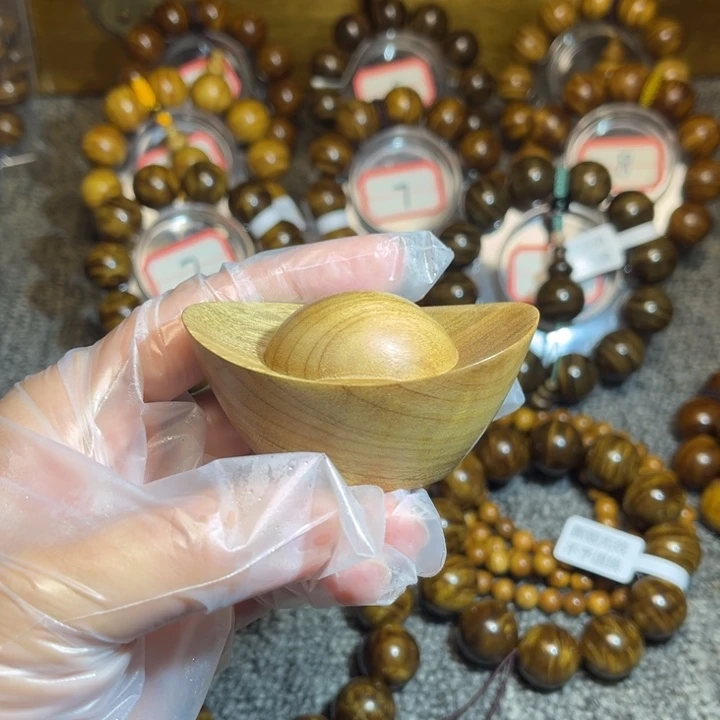 楠木（金丝楠）手串/手链元宝