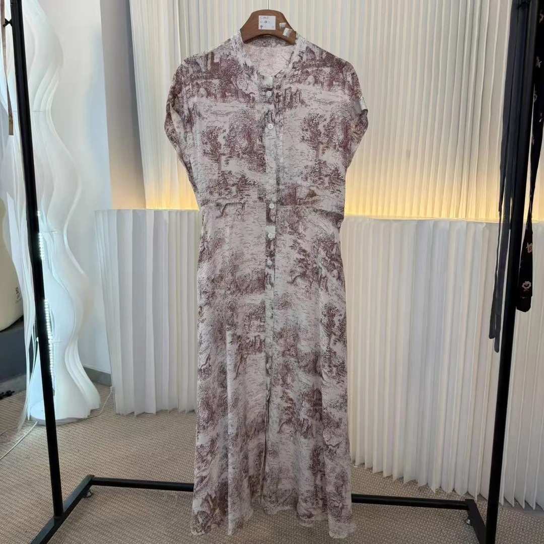 003建宏绉连衣裙