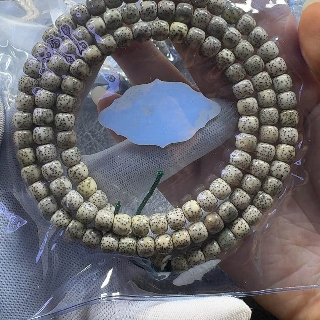 星月菩提手串嘚*辉星月菩提8*7石玉料（拆封走色）