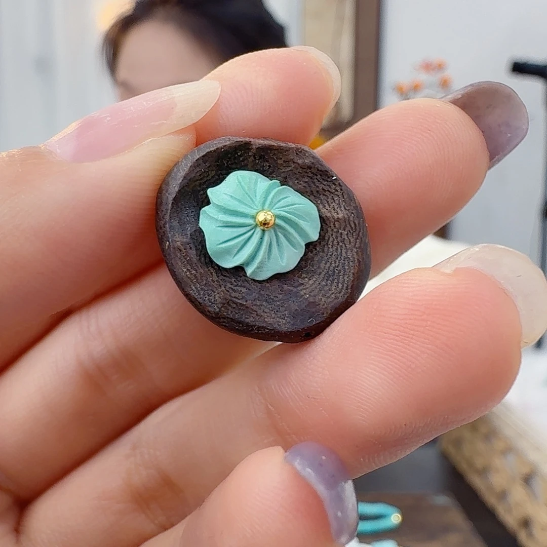 绿松石未镶嵌珠宝半成品