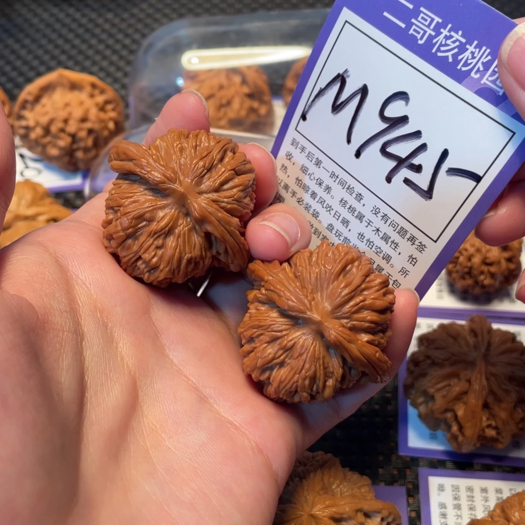 文玩核桃把件M945号四座楼40